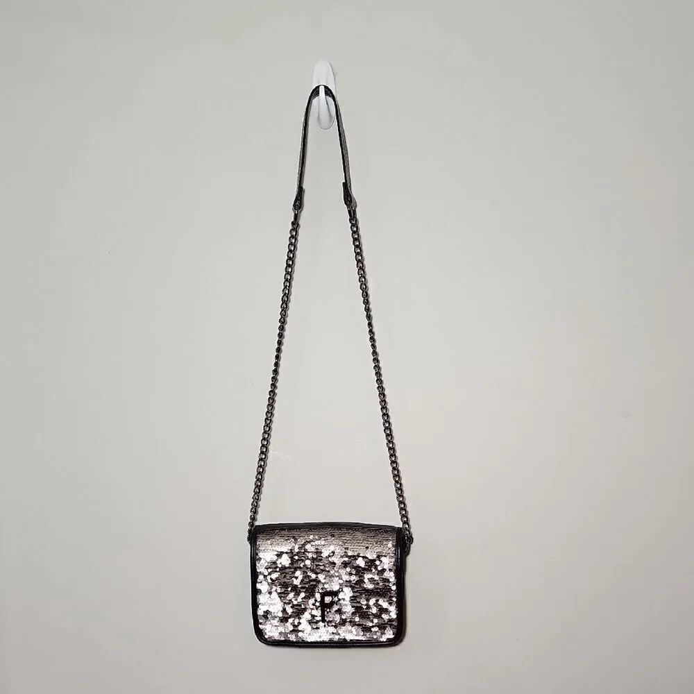 Fiorelli Purse Est. 1988 Made In London Silver Sequin Crossbody Bag Clutch